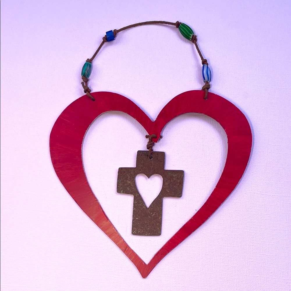 Love and Faith Hanging Heart